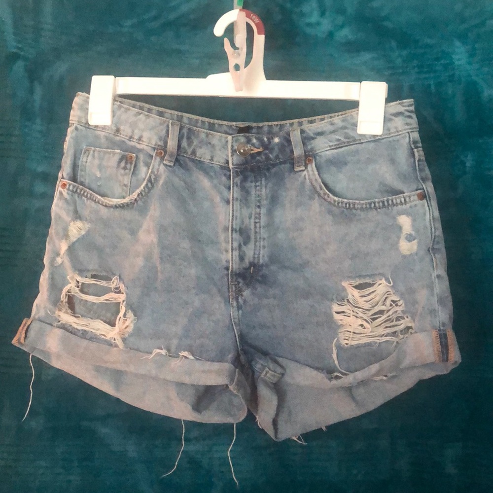 Distressed HighWasted Shorts